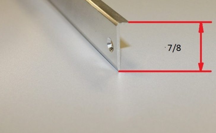 Aluminum Countertop Edge Molding