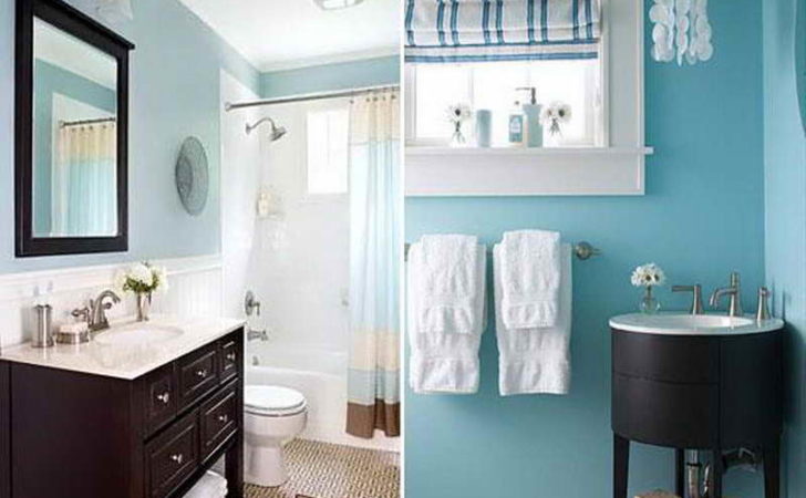 Bathroom Brown Blue Ideas Modern