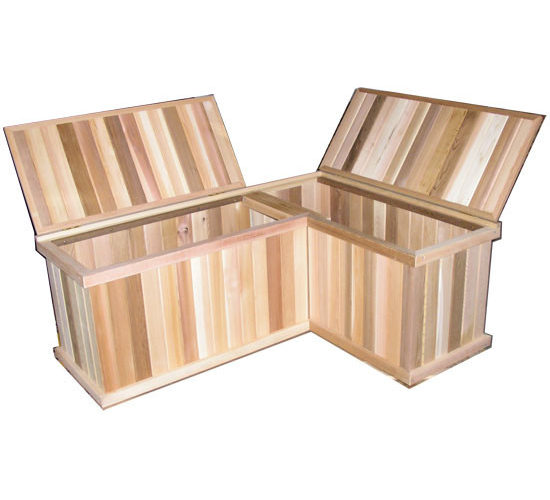 Corner Storage Benches Cedar Chest