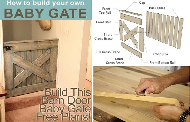 Diy Barn Door Baby Gate Plans Home Design Garden