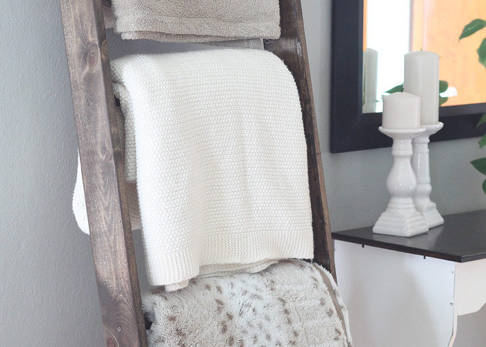 Diy Blanket Ladder Love Grows Wild