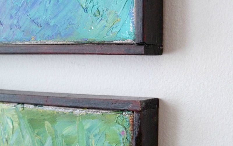 Diy Frame Fix Warped Canvas Dans