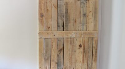 Diy Pallet Sliding Barn Door Lehman Lane