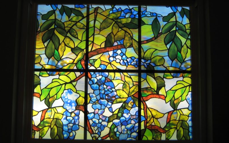 Fake Frugal Stained Glass Window