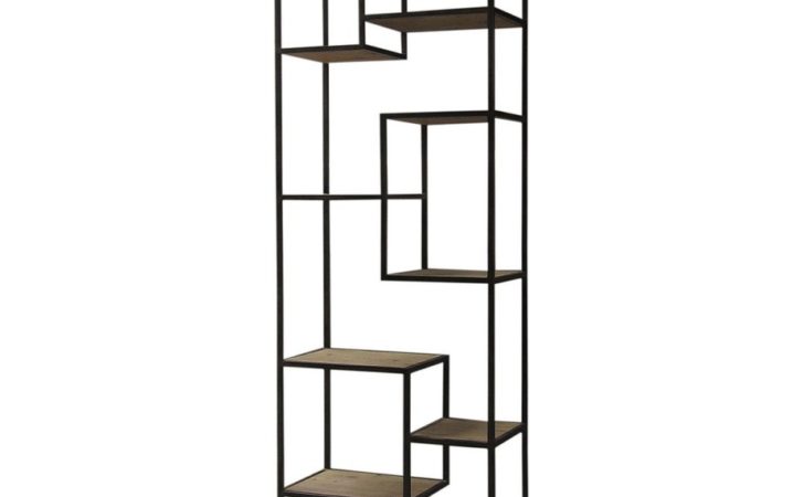 Ideas Wood Metal Bookcase Home Furniture