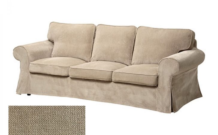 Ikea Ektorp Seat Sofa Slipcover Cover Vellinge Beige