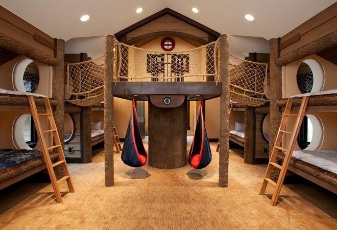 Indoor Treehouse Playroom Idea