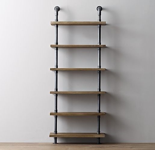 Industrial Pipe Shelving