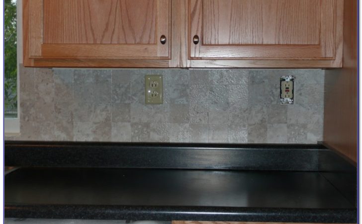 Install Peel Stick Vinyl Tile Backsplash