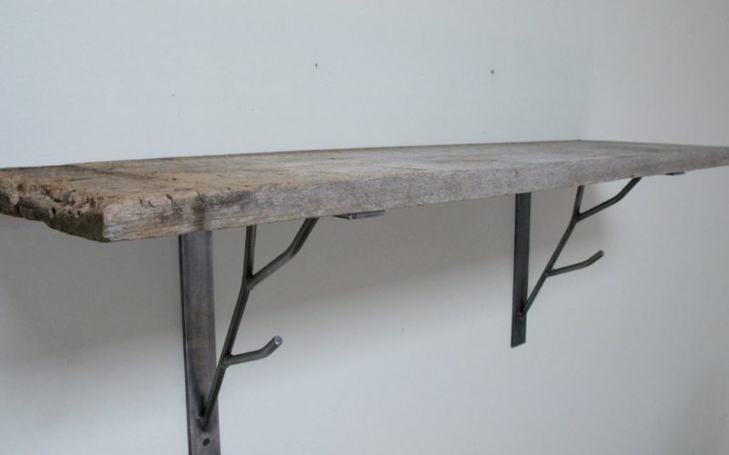 Installing Rustic Shelf Brackets Homy Design