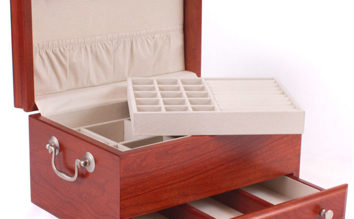 Jewelry Organizer Box Drawer Boxes