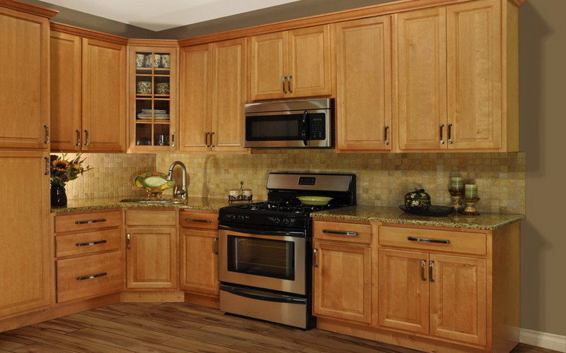 Oak Cabinets Kitchen Design Home Decor Reviews