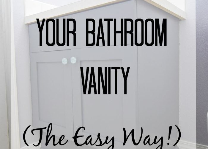 Paint Your Bathroom Vanity Easy Way