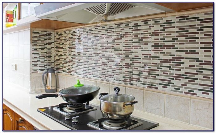 Peel Stick Vinyl Tile Backsplash Tiles Home