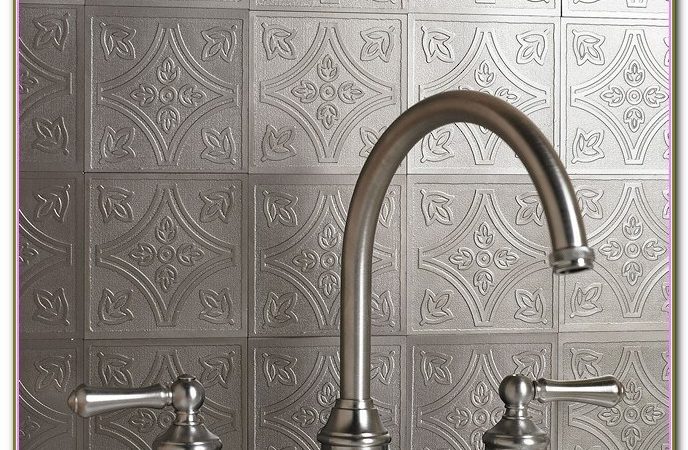 Peel Stick Vinyl Tiles Backsplash Home