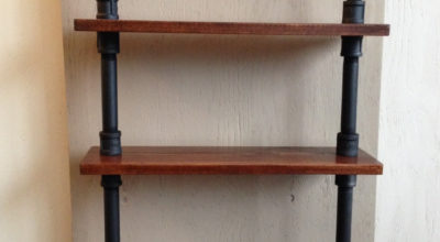 Pipe Shelf Wood Shelves Industrialpipedesign Etsy