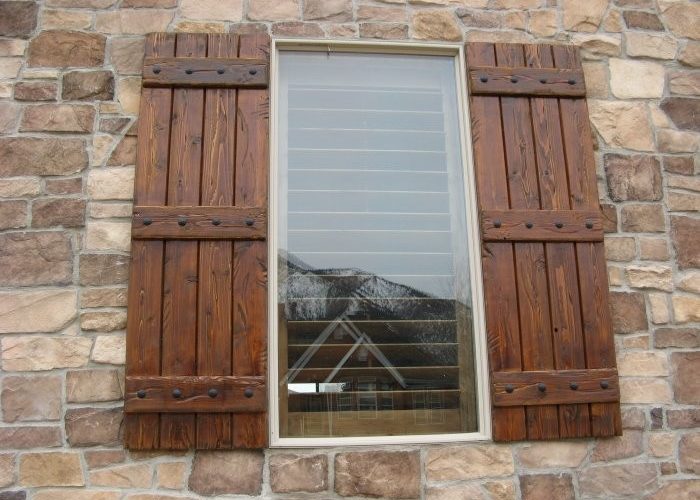 Rustic Shutter Plants Garden Outdoor Pinterest