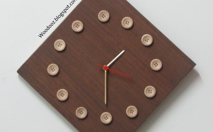 Wall Decor Diy Clock Indian Woodworking